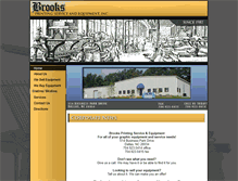 Tablet Screenshot of brooksprintingequipment.com